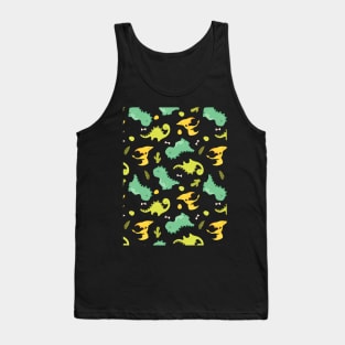 Cute Dinosaur Design Tank Top